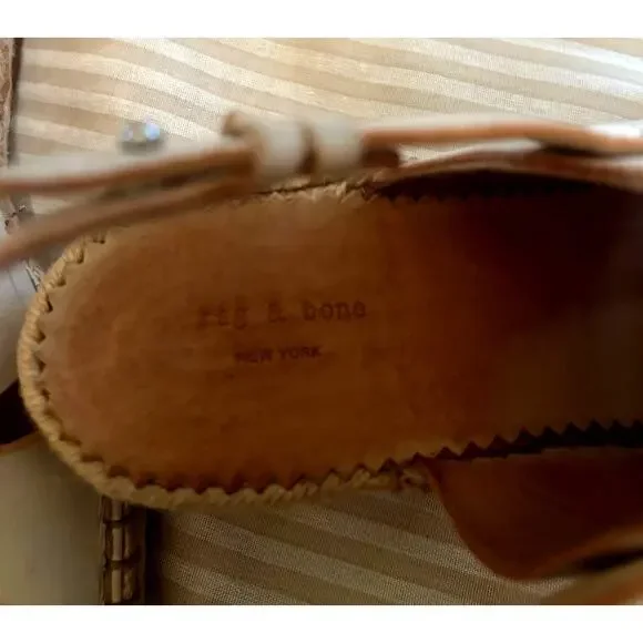 Rag and Bone Sayre Espadrille Wedge Sandal Size EU 38.5 or 8.5 US - Picture 8 of 8